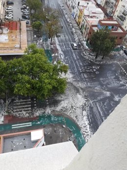 Lluvia en Sevilla