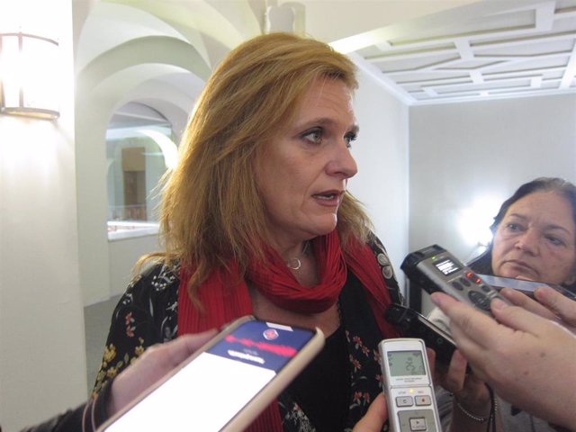 La delegada del Gobierno en Extremadura, Yolanda García Seco, en declaraciones a los medios