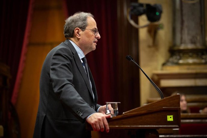 El presidente de la Generalitat, Quim Torra, en una foto de archivo.  