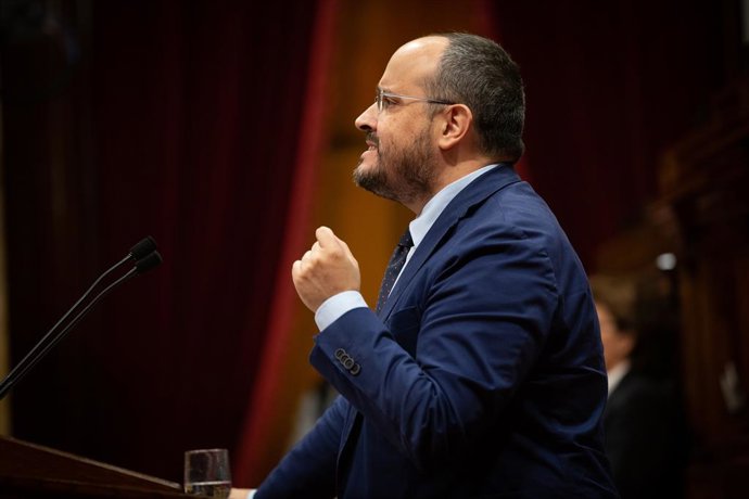 El president del PP catal, Alejandro Fernández, en una imatge d'arxiu
