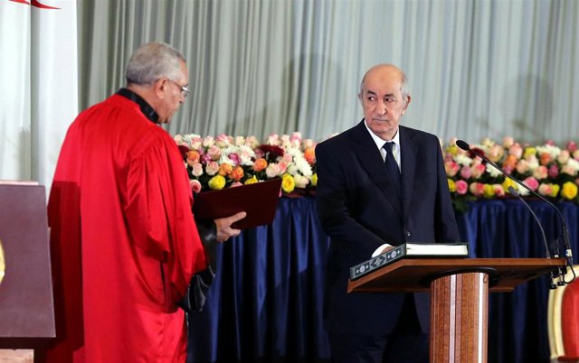 Toma de posesión de Abdelmayid Tebune