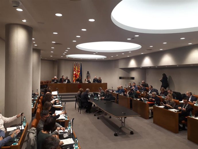 El pleno de la Diputación de Barcelona
