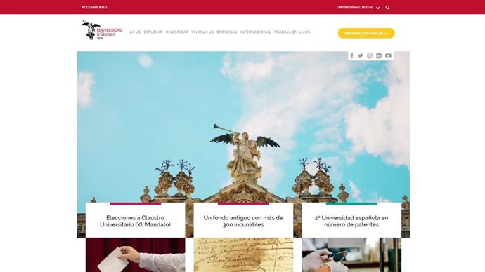 La Universidad de Sevilla estrena web