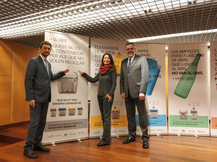 Presentación de la campaña 'Reciclem bé. Separem bé.'