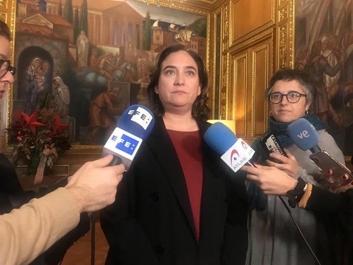 La alcaldesa Ada Colau