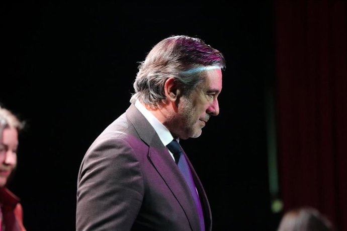 el consejero de Justicia, Interior y Víctimas de la Comunidad de Madrid, Enrique López, asiste al festival navideño de la Agencia para la Reeducación y reinserción del Menor de la Comunidad de Madrid a 18 de diciembre de 2019