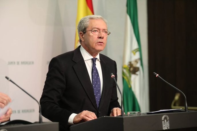 El consejero de Economía, Conocimiento, Empresas y Universidad, Rogelio Velasco, en una imagen de archivo.