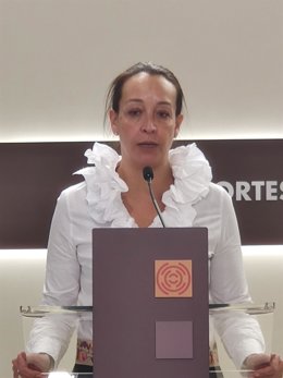 La portavoz del PP en las Cortes de Aragón, Carmen Susín