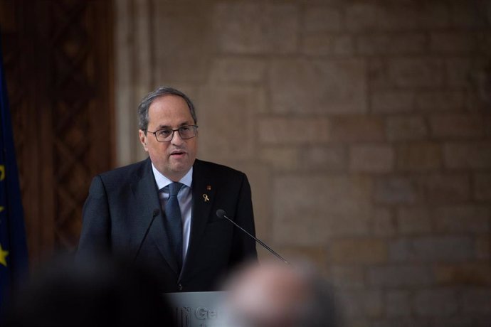 El presidente catalán, Quim Torra (archivo)