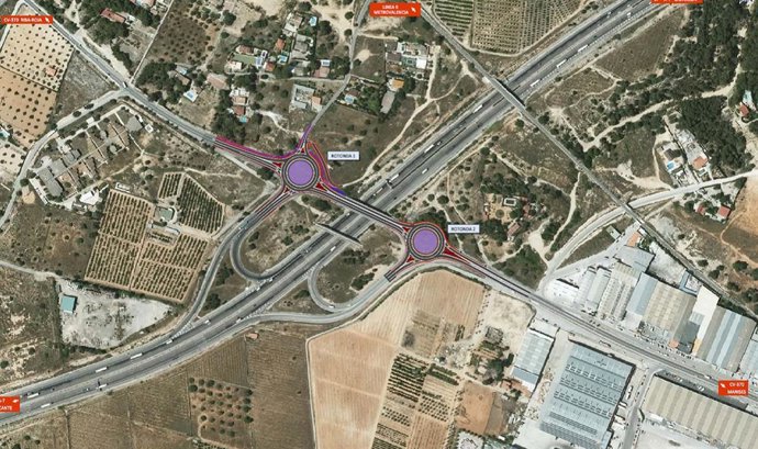 La Diputació Construirá 2 Rotondas En La Conexión De La Cv 370 De Manises Al By Pass Para Eliminar El Único Punto Negro Identificado Por La Dgt En La Red Provincial