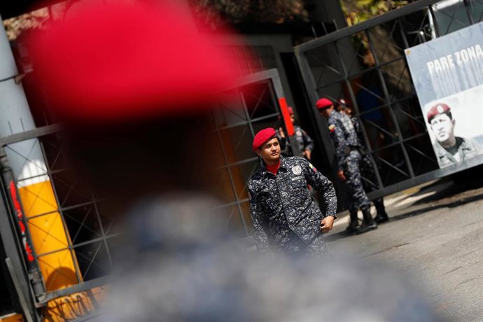 Agentes del SEBIN en Caracas