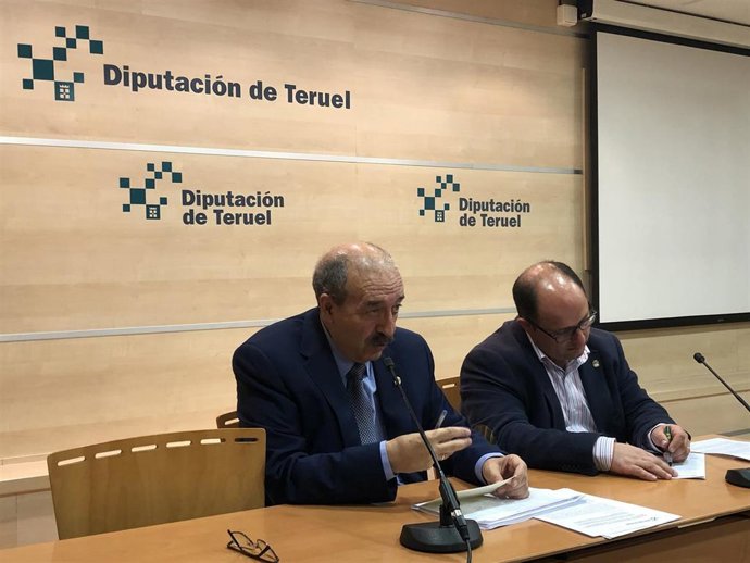 El presidente de la DPT, Manuel Rando y el vicepresidente de la DPT, Alberto Izquierdo