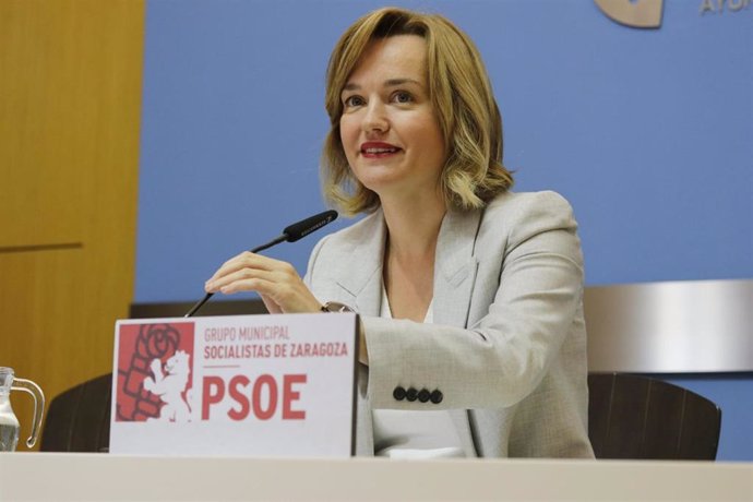 La portavoz del grupo del PSOE en el Ayuntamiento de Zaragoza, Pilar Alegría