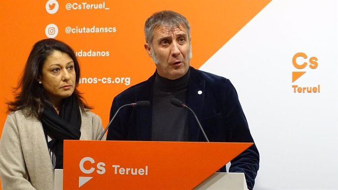 Los diputados de Cs por Teruel, Loreto Camañes y Ramiro Domínguez