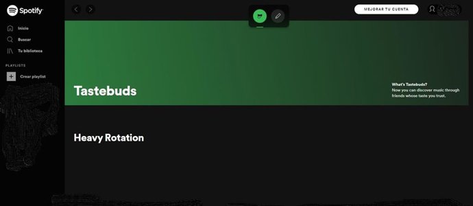 Tastebuds la nueva función de Spotify que permite ver lo que escuchan tus amigos.