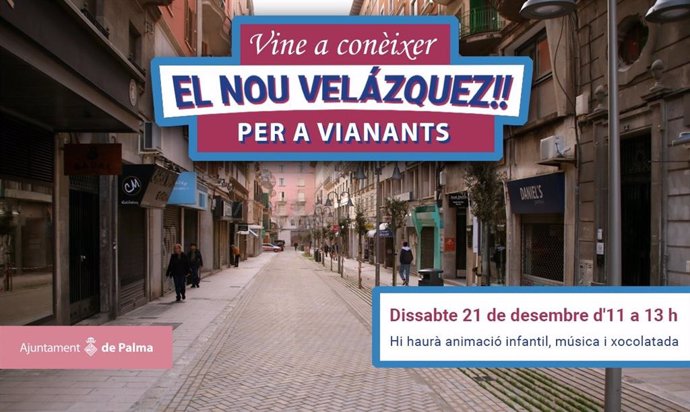 Cartel promocional de la calle Velázquez.