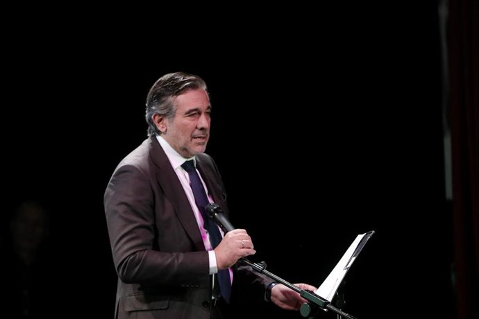 el consejero de Justicia, Interior y Víctimas de la Comunidad de Madrid, Enrique López, asiste al festival navideño de la Agencia para la Reeducación y reinserción del Menor de la Comunidad de Madrid a 18 de diciembre de 2019