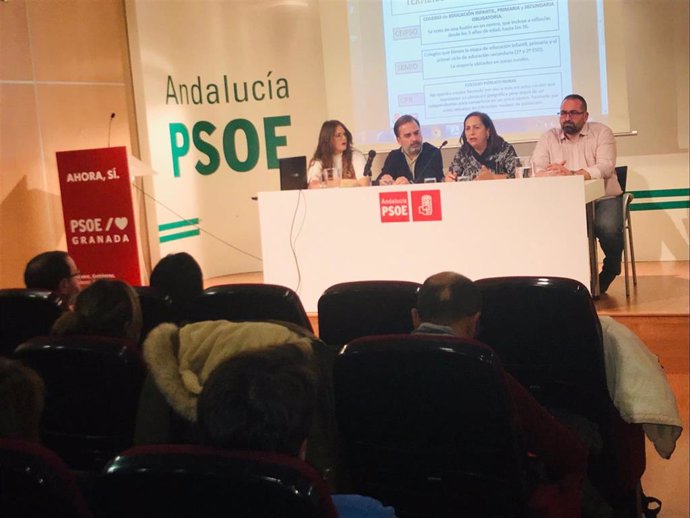 Reunión del PSOE de Granada sobre educación