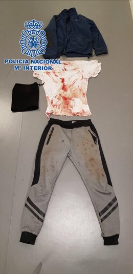 Imagen de la ropa usada por el asaltante