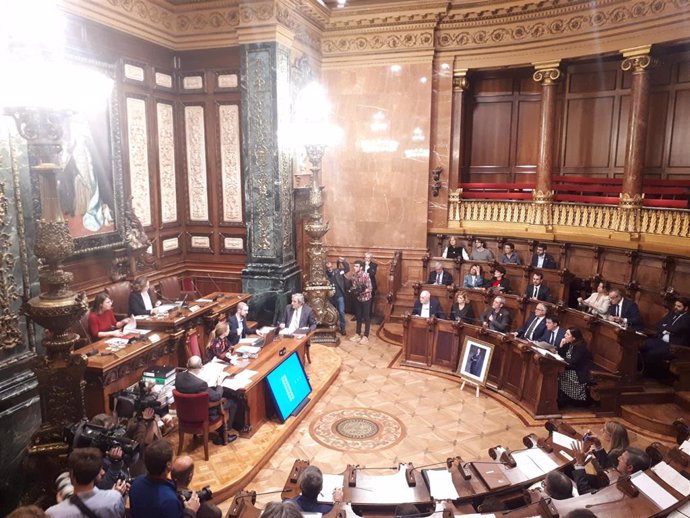 El pleno del Ayuntamiento de Barcelona del 20 de diciembre.