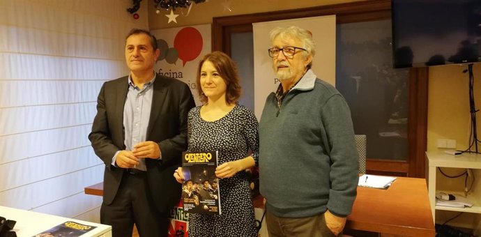 Presentación del desfile del Olentzero de Pamplona 2019