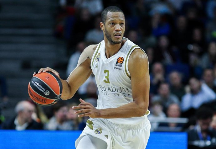 Anthony Randolph jugando con el Real Madrid