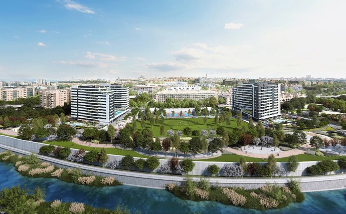 Viviendas de Gestilar en los terrenos del Vicente Calderón