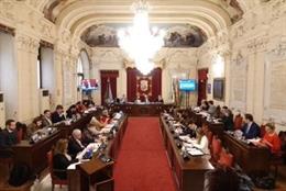 Celebración del Pleno de diciembre del Ayuntamiento de Málaga