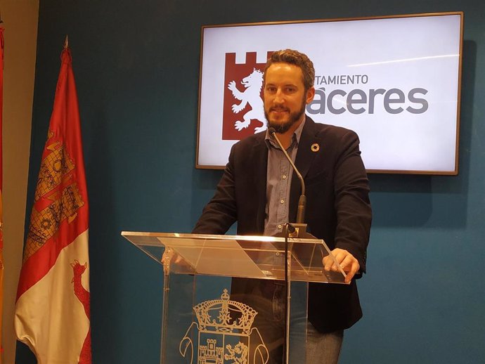 Andrés Licerán, porgavoz del Gobierno de Cáceres
