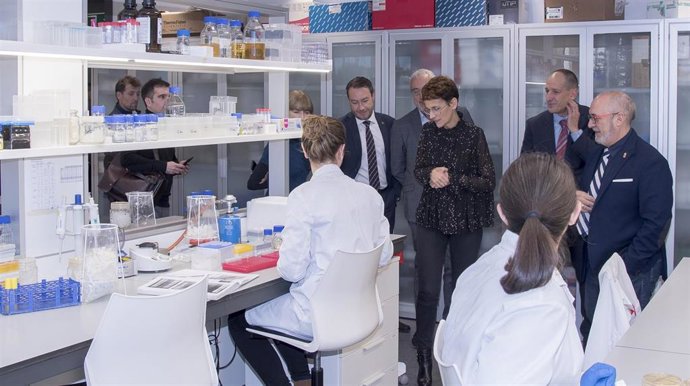 María Chivite visita las instalaciones de Navarrabiomed
