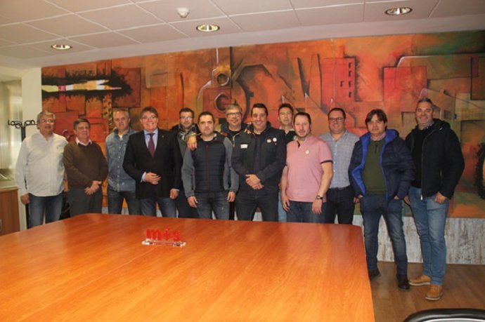 Imagen de la reunión del Equipo de Trabajo del sector del automóvil de UGT FICA.