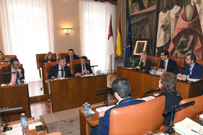 Pleno en la Diputación de Ciudad Real.