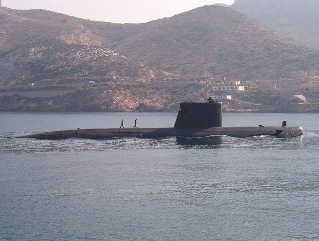 El submarino 'Mistral' hará escala el miércoles en la Escuela Naval de Marín (Pontevedra).