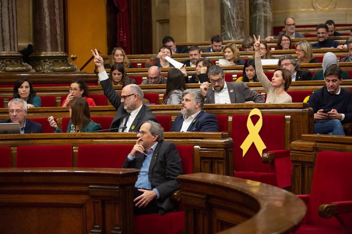 Segunda sesión del pleno del Parlament de Catalunya
