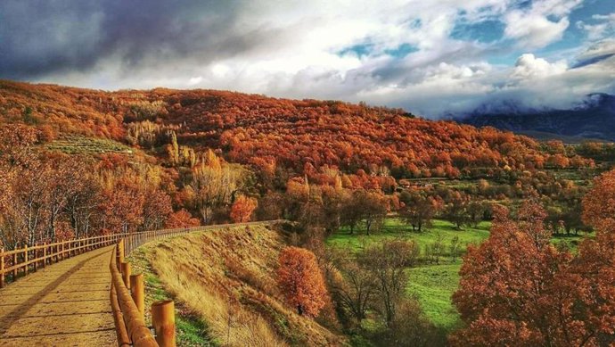 Vía verde de la Plata.
