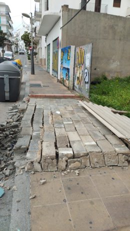 Incidncies pel temporal a Eivissa