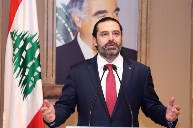 El primer ministro en funciones de Líbano, Saad Hariri