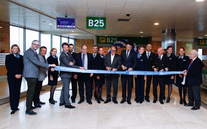 Inauguración de la ruta a Fortaleza de Air Europa.