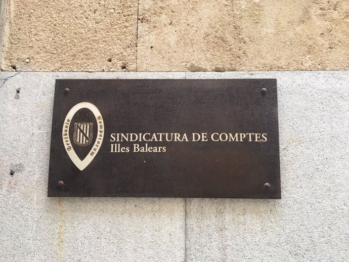 Sede Sindicatura de Cuentas de Baleares, cartel, recurso
