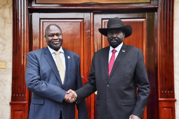 Riek Machar y Salva Kiir se reúnen en Yuba