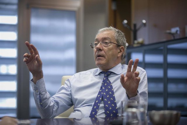 El consejero de Economía, Conocimiento, Empresas y Universidad, Rogelio Velasco, en una entrevista concedida a Europa Press.