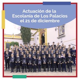 Los Arcos acoge este sábado un concierto navideño del coro de la Escolanía de Los Palacios