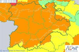 Avisos para este sábado en Castilla y León