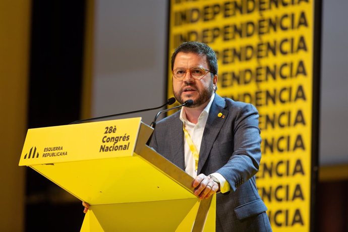 Intervenció de Pere Aragons en el Congrés Nacional d'ERC el 21 de desembre del 2019