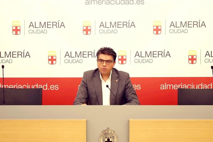 Miguel Cazorla (Cs) en el Ayuntamiento de Almería
