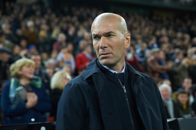 Zinédine Zidane, entrenador del Real Madrid.