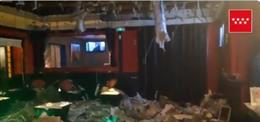 Estado de la discoteca en el que se cayó el falso techo en Aranjuez