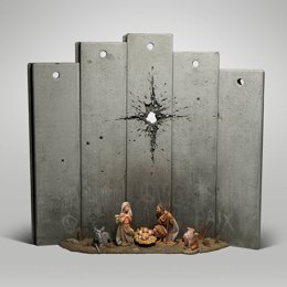 Belén de Banksy en Belán