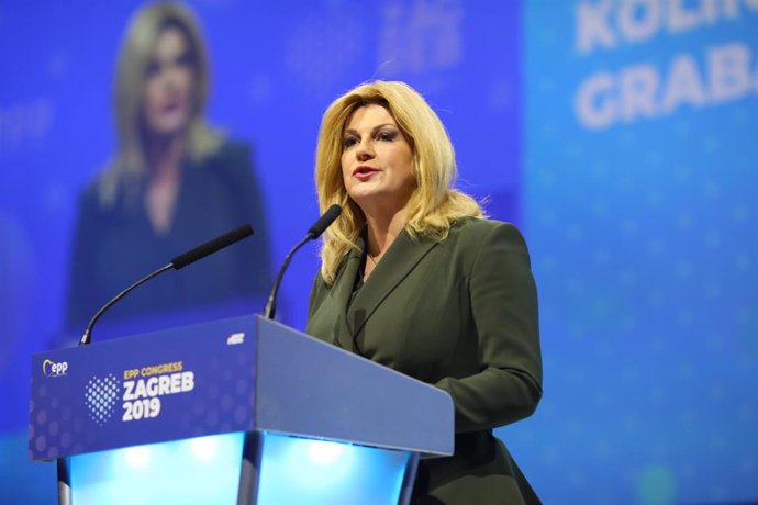 La presidenta de Croacia, Kolinda Grabar Kitarovic. 