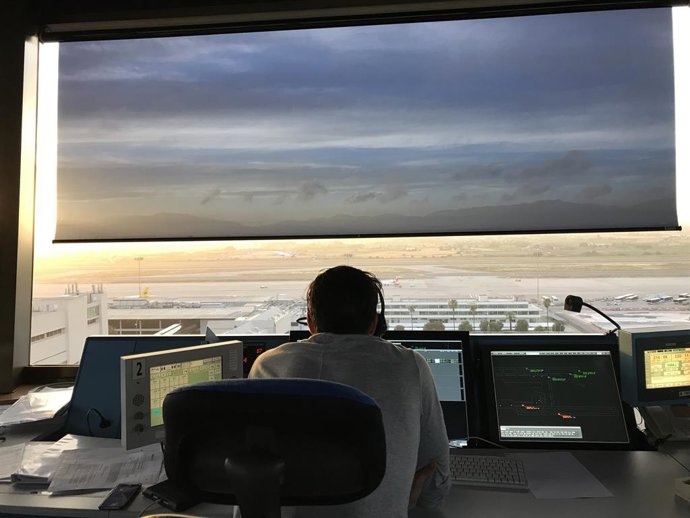 Torre de control del aeropuerto de Palma de Mallorca